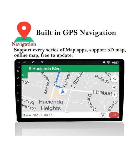 Mp5 player auto 10'' Android navigatie gps